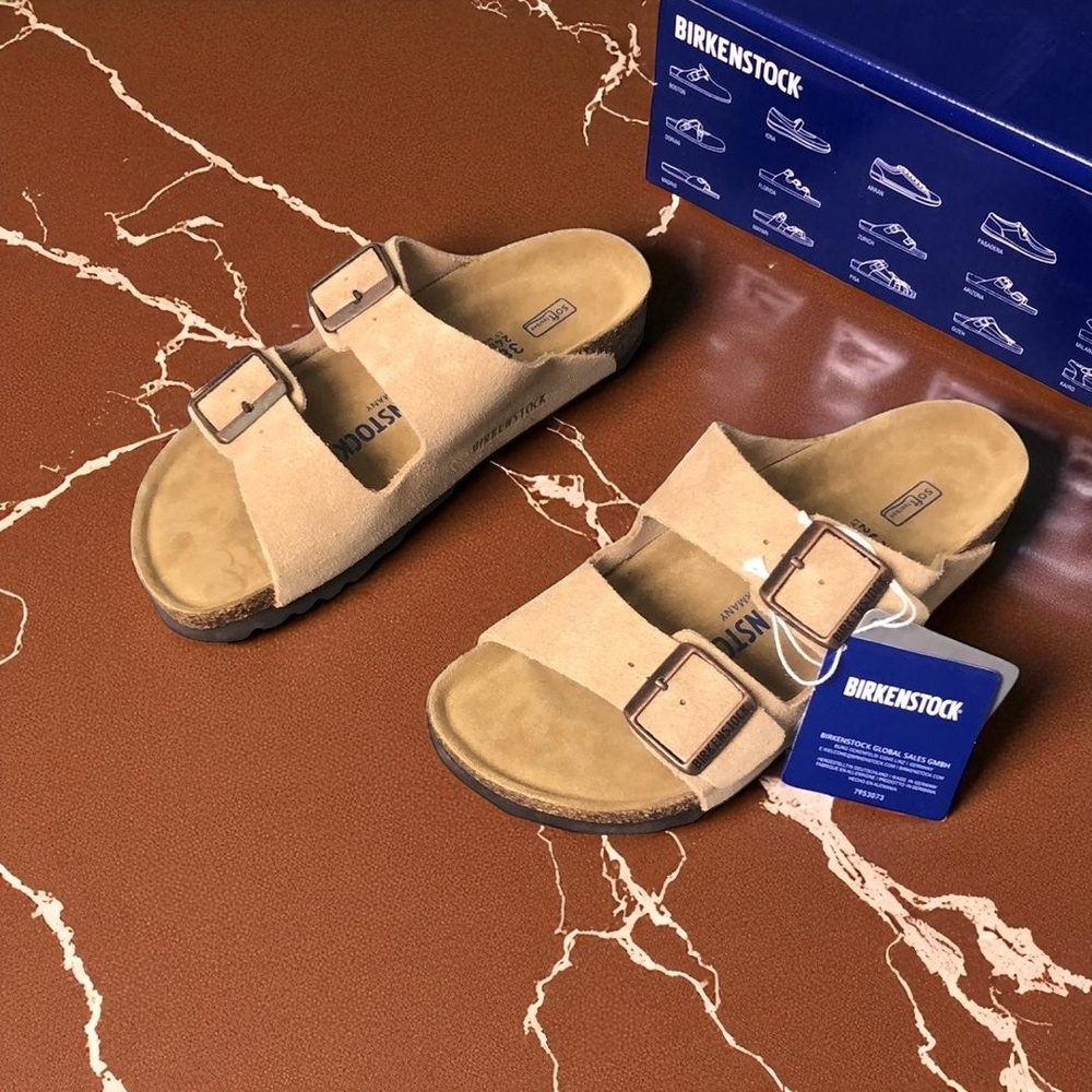 Birkenstock Arizona Narrow Cream Sandals Comfortable Stylish Footwear